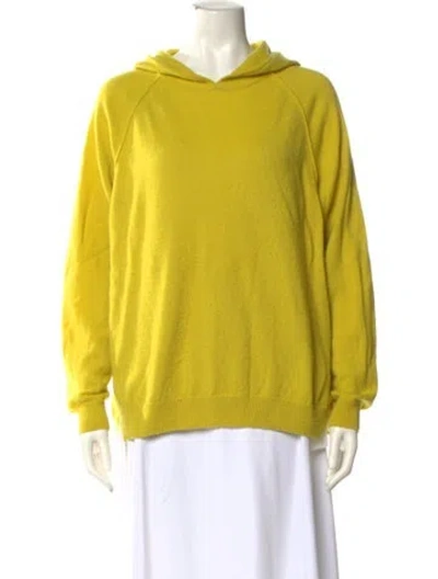 Pre-owned Chinti & Parker Wool Crew Neck Sweater In Yellow