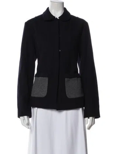 Pre-owned Chinti & Parker Wool Evening Jacket In Blue