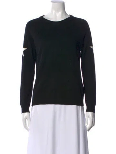 Pre-owned Chinti & Parker Wool Graphic Print Sweater In Black