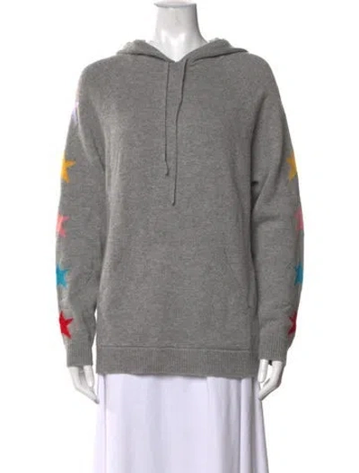 Pre-owned Chinti & Parker Wool Graphic Print Sweater In Grey