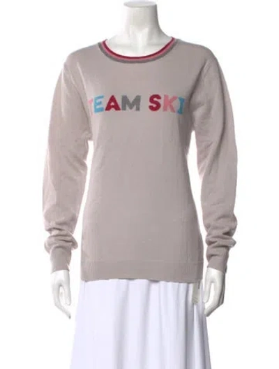 Pre-owned Chinti & Parker Wool Graphic Print Sweater In Multicolor