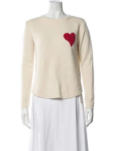 Pre-owned Chinti & Parker Wool Graphic Print Sweater In Neutrals