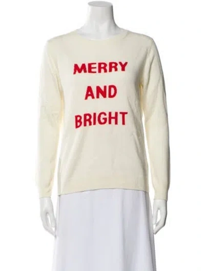 Pre-owned Chinti & Parker Wool Graphic Print Sweatshirt In Neutral