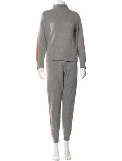 Pre-owned Chinti & Parker Wool Pant Set In Gray