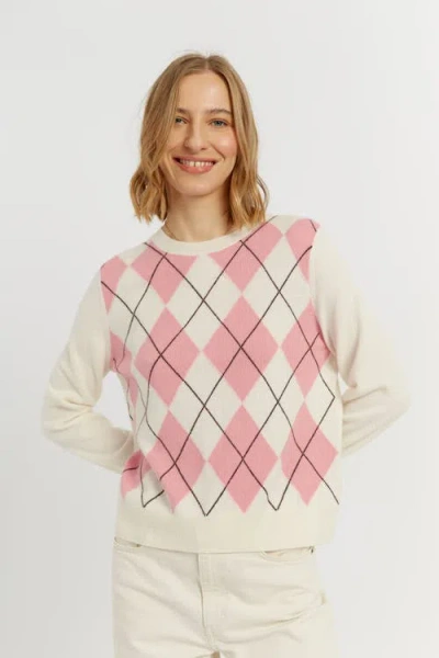 Chinti & Parker Wool-cashmere Diamond Sweater In Multi