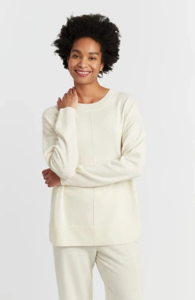 Chinti & Parker Wool-cashmere Relaxed Slouchy Sweater In White