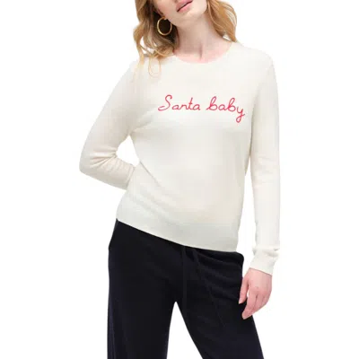 Chinti & Parker Wool-cashmere Santa Baby Sweater In Neutral