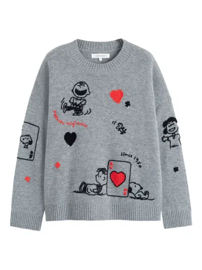 CHINTI & PARKER X PEANUTS CREW-NECK SWEATER