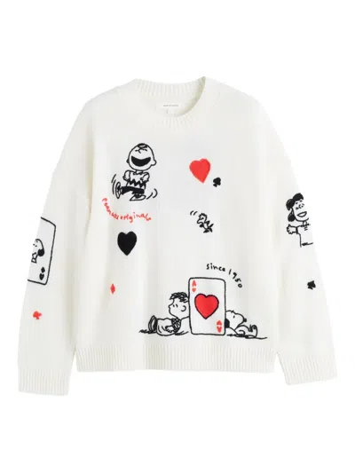 CHINTI & PARKER X PEANUTS CREW-NECK SWEATER