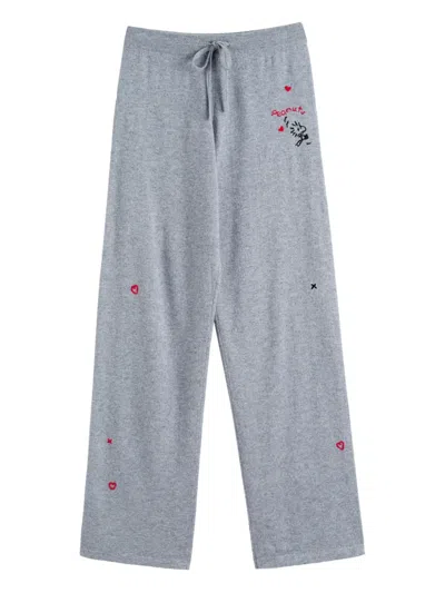 Chinti & Parker X Peanuts Drawstring Trousers In Gray