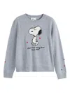 Chinti & Parker Wool Cashmere Peanuts Original Sweater In Gray