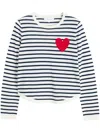 Chinti & Parker Breton Heart Sweater In Neutrals