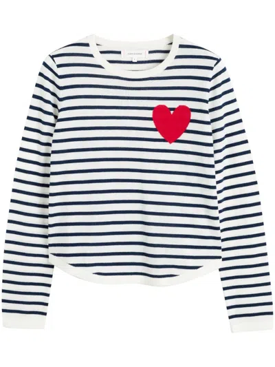 Chinti & Parker Breton Heart Sweater In Neutrals