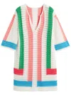 Chinti & Parker Cream Cotton Capri Dress In White