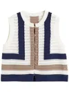 Chinti & Parker Capri Vest In White