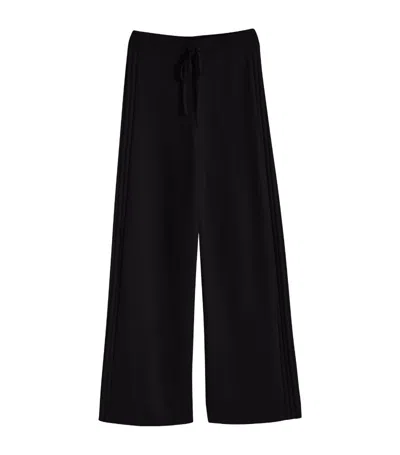 Chinti & Parker Cashmere Drawstring Trousers In Schwarz