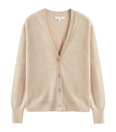 Chinti & Parker Essentials Cashmere Cardigan In Neutrals