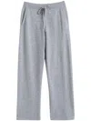 Chinti & Parker Logo-embroidered Cashmere Track Pants In Grey