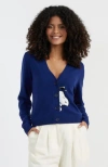 Chinti & Parker Snoopy Cardigan In Admiral Blue