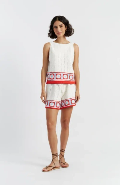 CHINTI & PARKER CHINTI & PARKER COTTON HAND CROCHET VEST