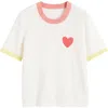 Chinti & Parker Breton T-shirt In Cream