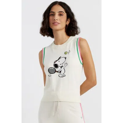 CHINTI & PARKER CHINTI & PARKER COTTON PEANUTS RACQUET CLUB TANK