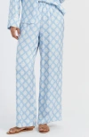 Chinti & Parker Sky-blue Laura Whitmore Paradise Trousers In Blue