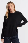 Chinti & Parker Pure Cashmere Summer Slouchy Sweater In Black