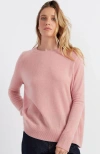 Chinti & Parker Pure Cashmere Summer Slouchy Sweater In Clay Pink