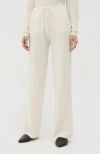 Chinti & Parker Cashmere Wide-leg Sweatpants In Cream