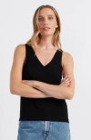 Chinti & Parker Pure Merino Wool Ultra Fine Vest In Black