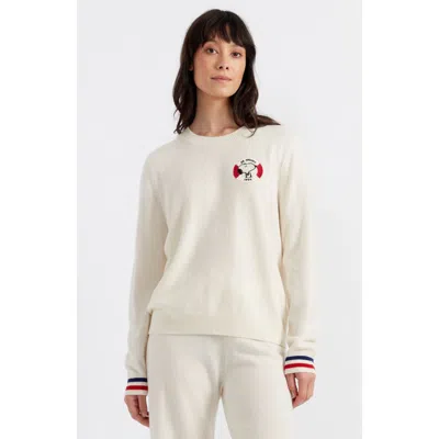 CHINTI & PARKER CHINTI & PARKER SNOOPY NAUTICAL WOOL CASHMERE SWEATER