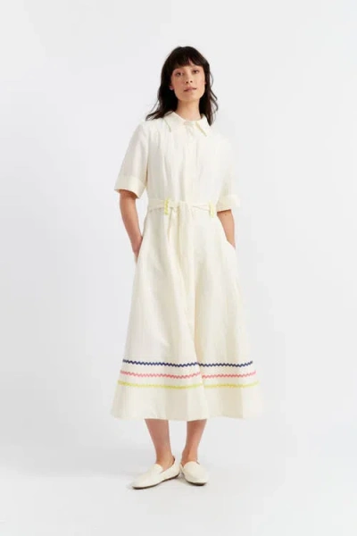 CHINTI & PARKER CHINTI & PARKER STARBOARD LINEN BLEND DRESS