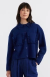 Chinti & Parker Sea Breeze Jacket In Admiral Blue