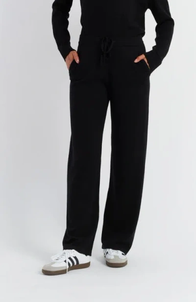 Chinti & Parker Wide Leg Snoopy Track Pants In Black