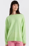 Chinti & Parker Wool & Cashmere Slouchy Sweater In Acid Yellow