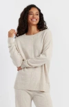 Chinti & Parker Light-oatmeal Wool-cashmere Slouchy Sweater In Neutral