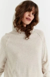 Chinti & Parker Wool Cashmere Boxy Hoodie In Oatmeal