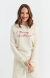 Chinti & Parker Merry Christmas Jumper In Cream