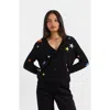 Chinti & Parker Star Cardigan In Black