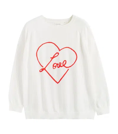 Chinti & Parker Love Sweater In White