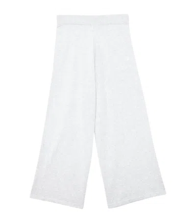 Chinti & Parker Cotton Wide-leg Sweatpants In Greymarl