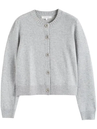 Chinti & Parker Crew-neck Cardigan In Grey