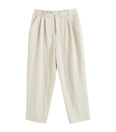 Chinti & Parker Straight-leg Cropped Trousers In White