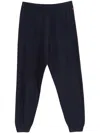 Chinti & Parker Cuffed Track Pants In Blue