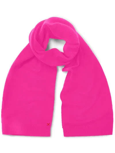 Chinti & Parker Decorative-stitching Scarf In Rosa