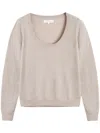 Chinti & Parker Fine-knit Merino Jumper In Neutrals