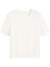 Chinti & Parker Fine-knit Merino T-shirt In White
