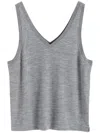 Chinti & Parker Fine-knit Merino Vest In Grey
