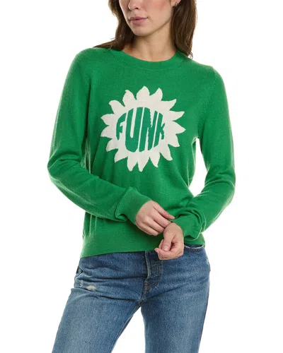 Chinti & Parker Funk Cashmere-blend Sweater In Green